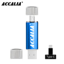 Cargar imagen en el visor de la galería, OTG 3 IN 1 pendrive 128GB 64GB cle usb memory 32GB 16GB pen drive 8GB 4GB flash usb pen Type-C Key usb flash stick business Gift - Gadgets TIC
