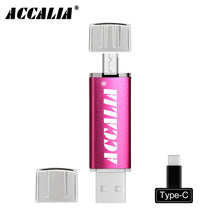 Cargar imagen en el visor de la galería, OTG 3 IN 1 pendrive 128GB 64GB cle usb memory 32GB 16GB pen drive 8GB 4GB flash usb pen Type-C Key usb flash stick business Gift - Gadgets TIC