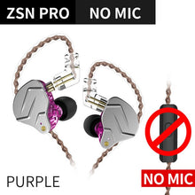 Cargar imagen en el visor de la galería, Kz Zsn Pro In Ear Earphones 1ba+1dd Hybrid Technology Hifi Bass Metal Earbuds Headphones Sport - Gadgets TIC