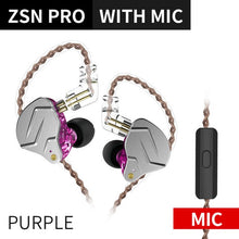 Cargar imagen en el visor de la galería, Kz Zsn Pro In Ear Earphones 1ba+1dd Hybrid Technology Hifi Bass Metal Earbuds Headphones Sport - Gadgets TIC