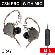 Cargar imagen en el visor de la galería, Kz Zsn Pro In Ear Earphones 1ba+1dd Hybrid Technology Hifi Bass Metal Earbuds Headphones Sport - Gadgets TIC