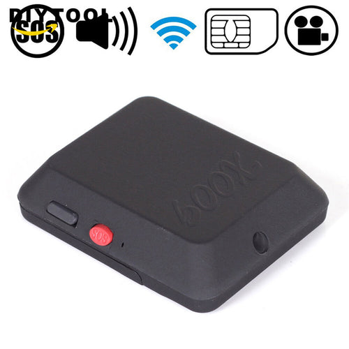 Mini GSM Locator With Camera Monitor Video Tracker Real Time Tracking and Listening GPS Tracker with SOS Button X009 - Gadgets TIC