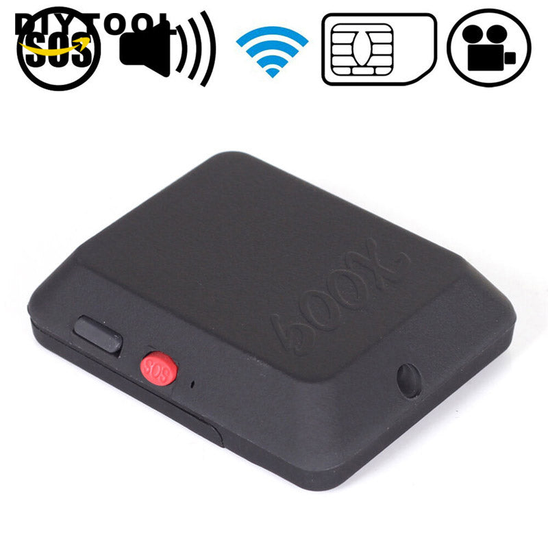 Mini GSM Locator With Camera Monitor Video Tracker Real Time Tracking and Listening GPS Tracker with SOS Button X009 - Gadgets TIC