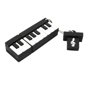 TEXT ME Cartoon  usb 2.0 Musical instrument piano guitar note violin 64GB USB flash drive pen drive 4GB 8GB 16GB 32GB U disk - Gadgets TIC