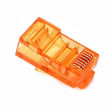 Cargar imagen en el visor de la galería, JONSNOW 20/50/100PCS RJ45 Ethernet Cables Module Plug Network Connector RJ-45 Crystal Heads Cat5 Color Cat5e Gold Plated Cable - Gadgets TIC
