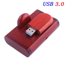Cargar imagen en el visor de la galería, JASTER USB 3.0 High speed LOGO wooden+Box Personal LOGO customer pendrive 8GB 16GB 32GB 64GB usb Flash Drive pen drive U disk - Gadgets TIC
