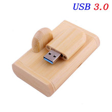 Cargar imagen en el visor de la galería, JASTER USB 3.0 High speed LOGO wooden+Box Personal LOGO customer pendrive 8GB 16GB 32GB 64GB usb Flash Drive pen drive U disk - Gadgets TIC
