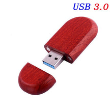 Cargar imagen en el visor de la galería, JASTER USB 3.0 High speed LOGO wooden+Box Personal LOGO customer pendrive 8GB 16GB 32GB 64GB usb Flash Drive pen drive U disk - Gadgets TIC
