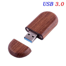 Cargar imagen en el visor de la galería, JASTER USB 3.0 High speed LOGO wooden+Box Personal LOGO customer pendrive 8GB 16GB 32GB 64GB usb Flash Drive pen drive U disk - Gadgets TIC
