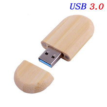 Cargar imagen en el visor de la galería, JASTER USB 3.0 High speed LOGO wooden+Box Personal LOGO customer pendrive 8GB 16GB 32GB 64GB usb Flash Drive pen drive U disk - Gadgets TIC
