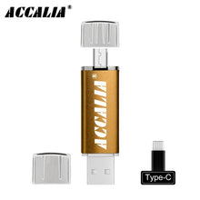 Cargar imagen en el visor de la galería, OTG 3 IN 1 pendrive 128GB 64GB cle usb memory 32GB 16GB pen drive 8GB 4GB flash usb pen Type-C Key usb flash stick business Gift - Gadgets TIC
