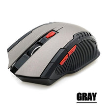 Cargar imagen en el visor de la galería, 2.4GHz Wireless Mice With USB Receiver Gamer 2000DPI Mouse For Computer PC Laptop - Gadgets TIC

