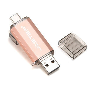 Hotsale JASTER OTG USB Flash Drive Type C Pen Drive 512GB 256GB 128GB 64GB 32GB 16GB USB Stick 2.0 Pendrive for Type-C Device - Gadgets TIC