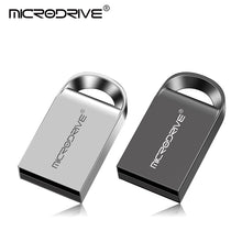 Cargar imagen en el visor de la galería, Metal USB Flash Drive 64 gb thumbdrive 16GB 8GB Pendrive 32gb Flash Memory Stick 128gb waterproof Pen Drive usb disk for car - Gadgets TIC
